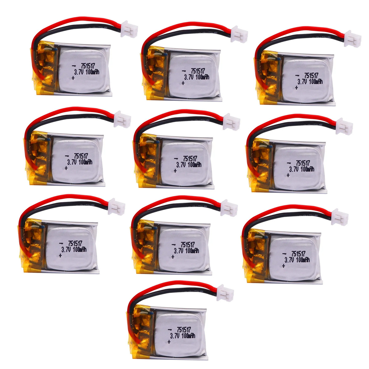 1-10PCS 3.7V 100mAh 751517 FQ7 - Drone Fq777 Rc Quadcopter 评论和价格