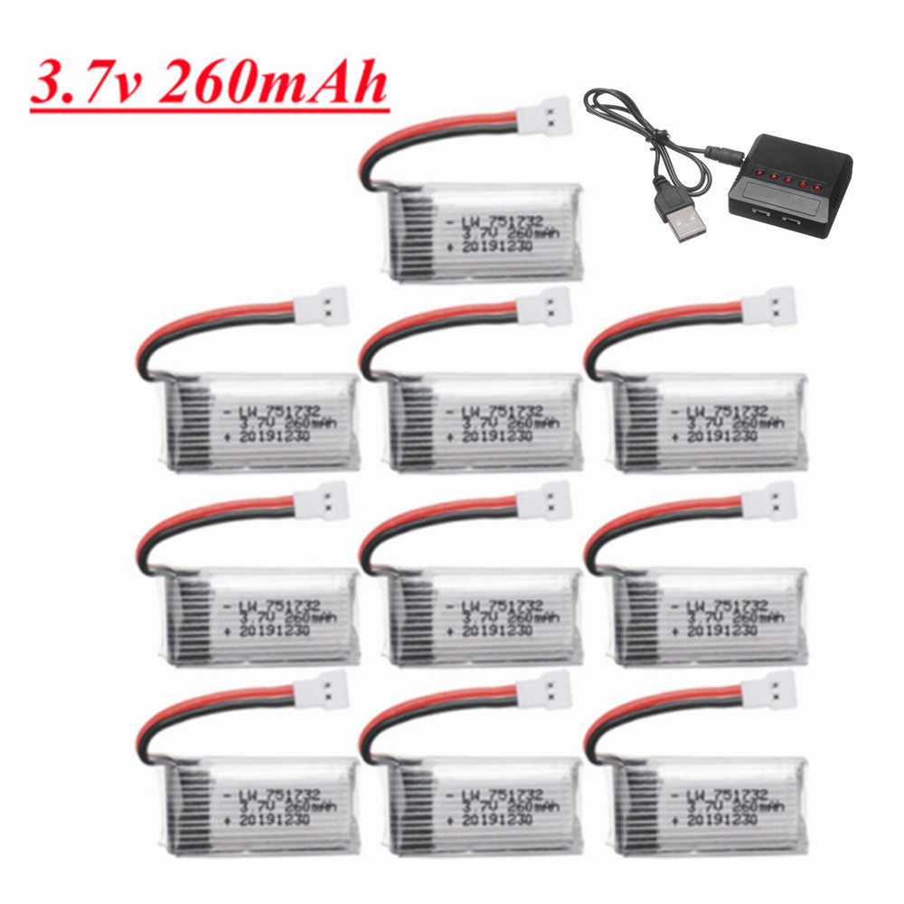H8 H36 Battery 3.7V 260mAh Lip - Drone Reaper Rc 评论和价格