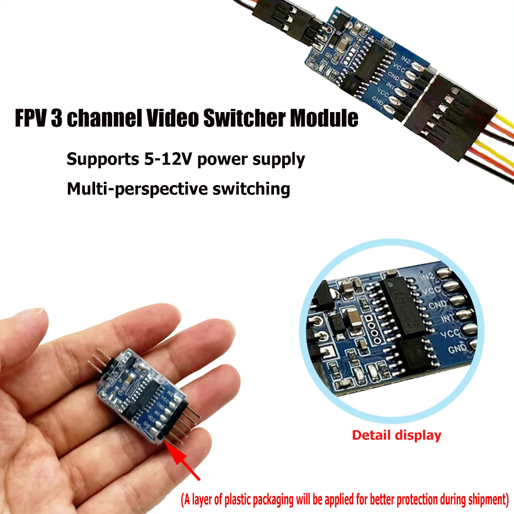 5.8G 3 Channel Video Switcher  - Drone Rc1 评论和价格