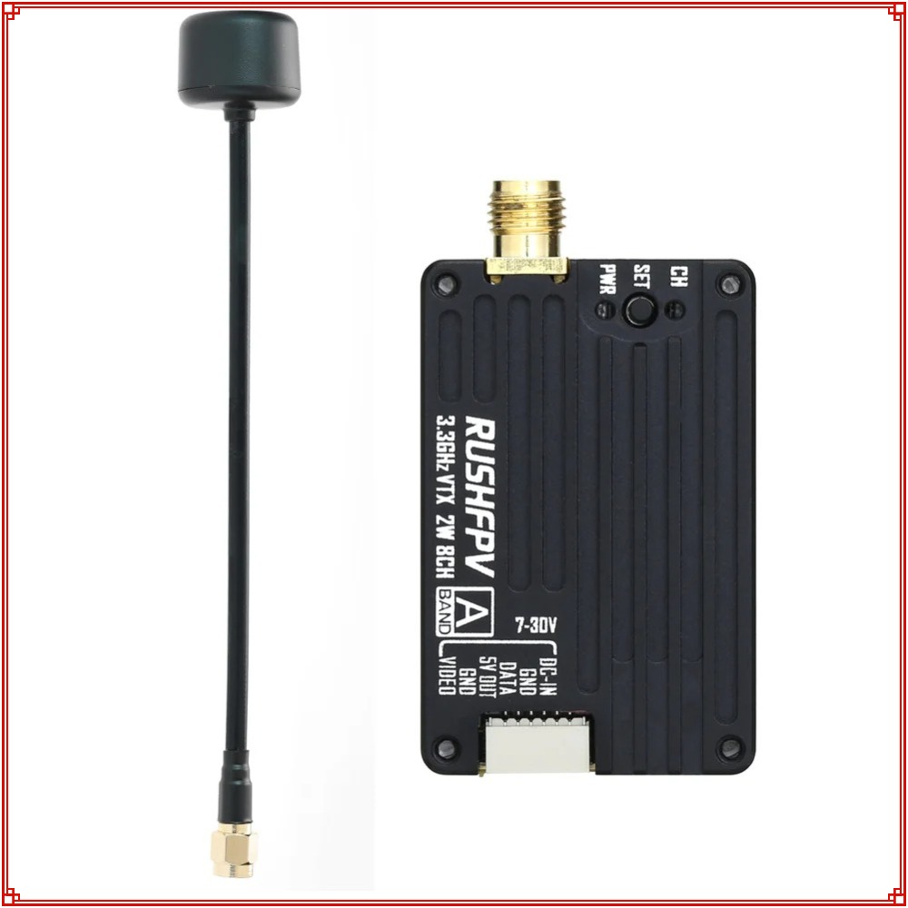 2026 New RUSHFPV 3.3G 2W VTX T - Drone Rc Remote 评论和价格