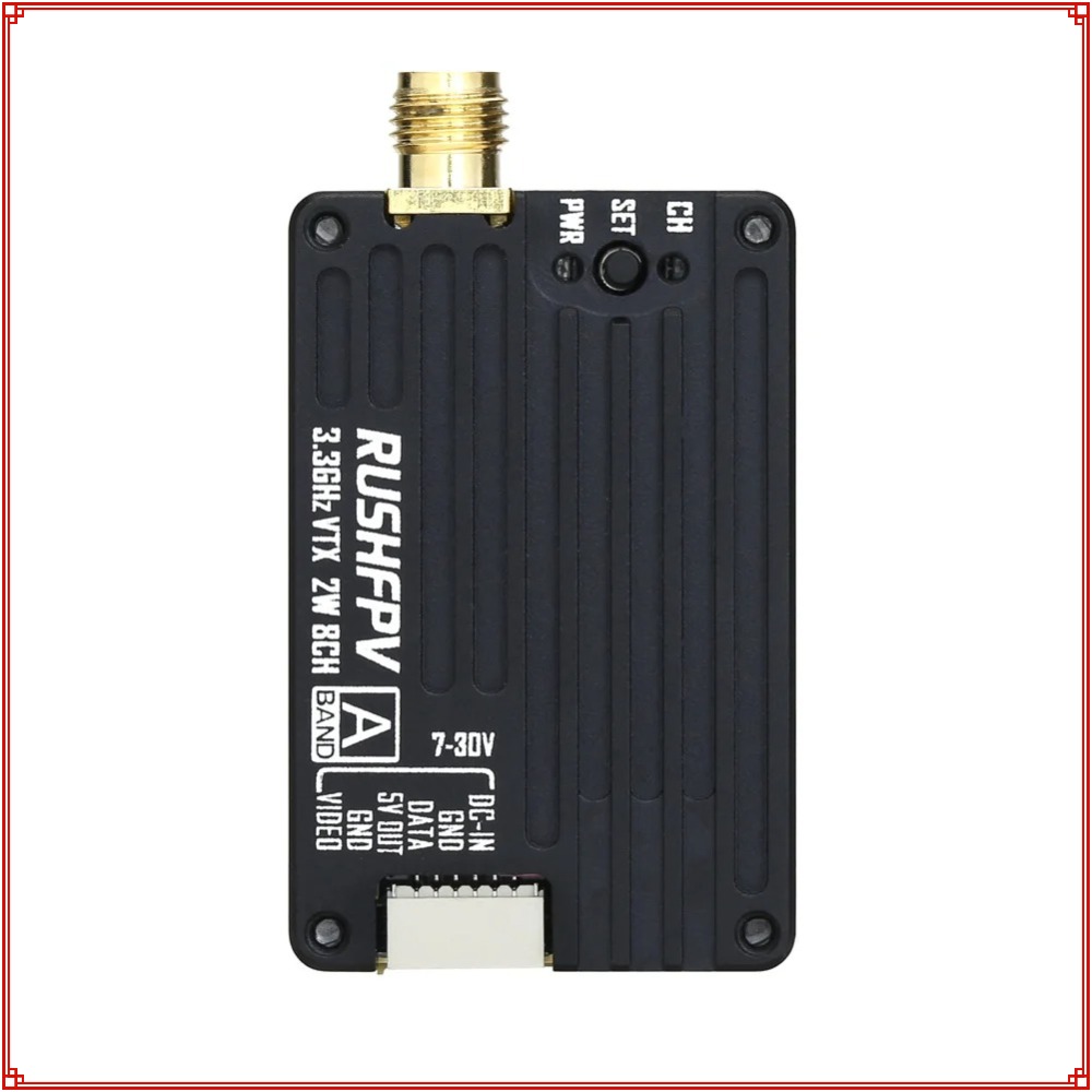 2026 New RUSHFPV 3.3G 2W VTX T - Drone Rc Remote 评论和价格