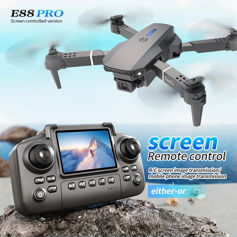 Professional E88 PRO Drone wit - Drone Rc Pro 评论和价格