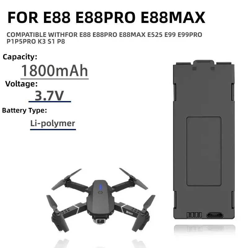 1-10pcs E99 Pro Drone Battery  - Drone Rc E99 K3 评论和价格