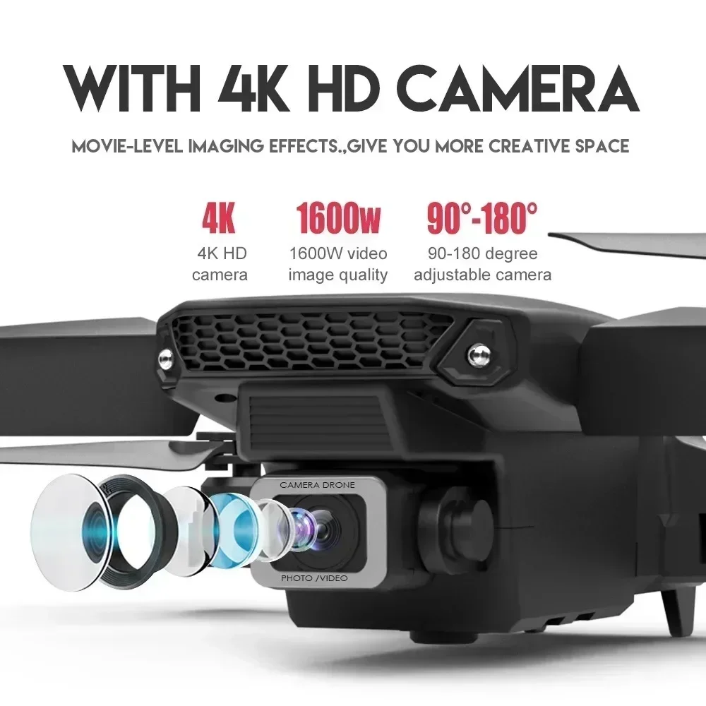 E88 Pro WIFI FPV Drone Wide An - Drone Rc Pro 评论和价格