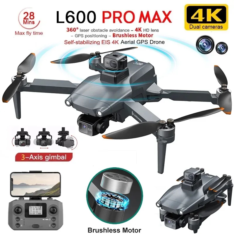 L600 PRO MAX GPS Drone Profess - Drone Rc Pro 评论和价格