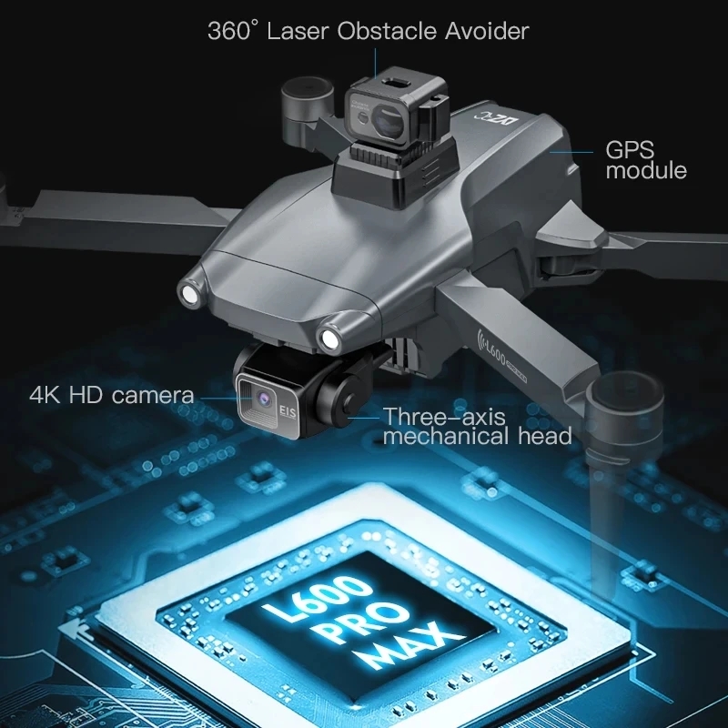 L600 PRO MAX GPS Drone Profess - Drone Rc Pro 评论和价格