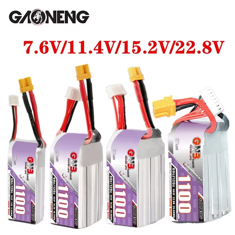 GNB 1100mAh 2S 3S 4S 6S 60C/12 - Drone Rcs 评论和价格
