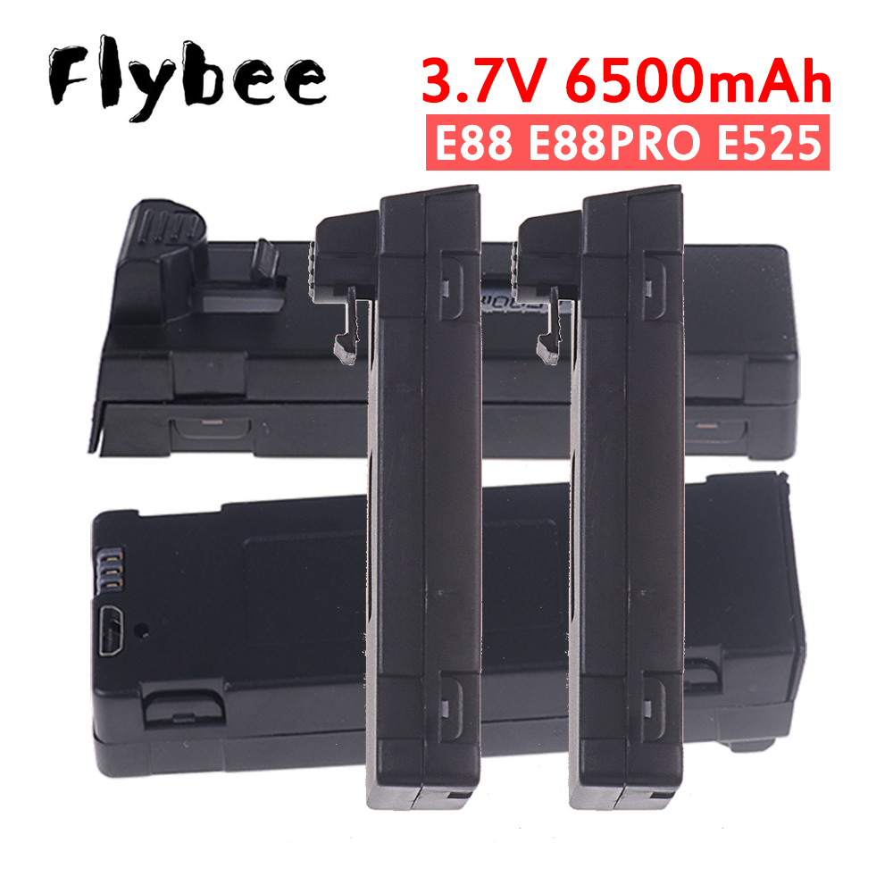 Rechargeable 3.7V 6500mAh E88P - Drone Rc E99 K3 评论和价格