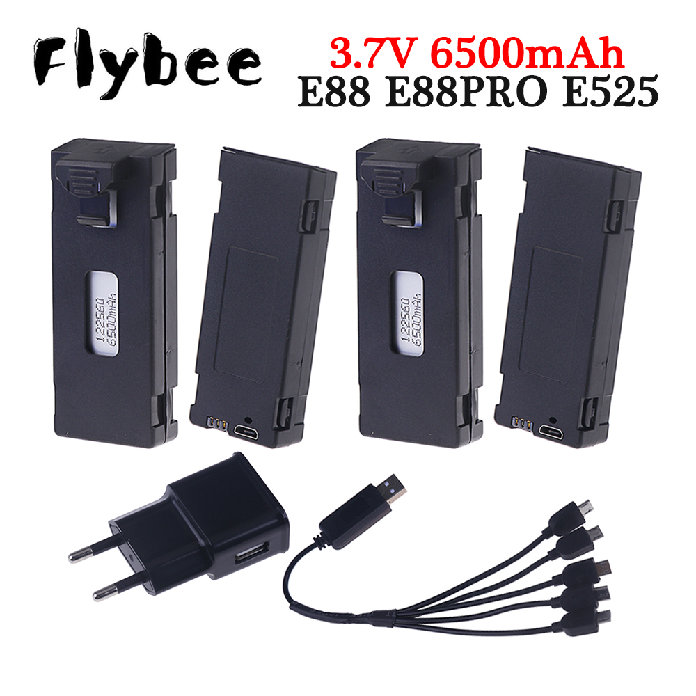 Rechargeable 3.7V 6500mAh Batt - Drone Rc E99 K3 评论和价格